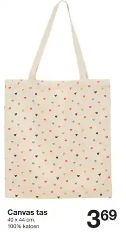 Zeeman Canvas Tas aanbieding