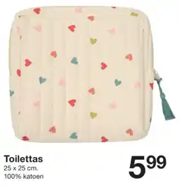 Zeeman Toilettas aanbieding