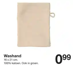 Zeeman Washand aanbieding