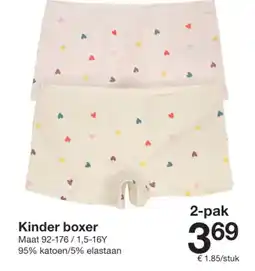 Zeeman Kinder Boxer aanbieding