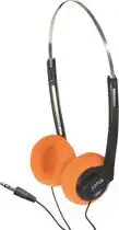 Bol.com SoundLAB lichtgewicht on-ear stereo hoofdtelefoon / oranje - 12 meter aanbieding