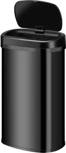 Bol.com Automatische Prullenbak / Afvalemmer / Sensorprullenbak - 60 Liter - Zwart - Rechthoek aanbieding
