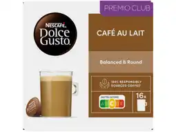 Hoogvliet Nescafé Dolce Gusto café au lait koffiecups aanbieding