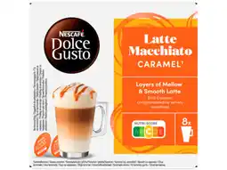 Hoogvliet Nescafé Dolce Gusto caramel macchiato koffiecups aanbieding
