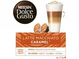 Hoogvliet Nescafé Dolce Gusto caramel macchiato koffiecups aanbieding