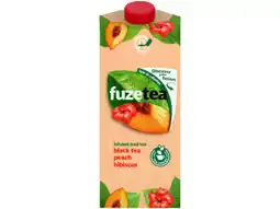 Hoogvliet Fuze tea Black tea peach hibiscus aanbieding