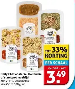 Hoogvliet Daily Chef oosterse, Hollandse of stamppot maaltijd aanbieding