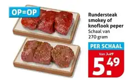 Hoogvliet Rundersteak smokey of knoflook peper aanbieding