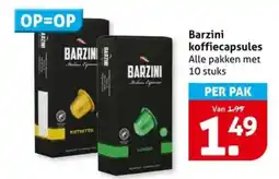 Hoogvliet Barzini koffiecapsules aanbieding