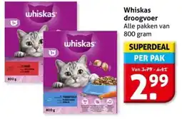 Hoogvliet Whiskas droogvoer aanbieding