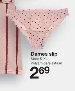 Zeeman Dames slip aanbieding