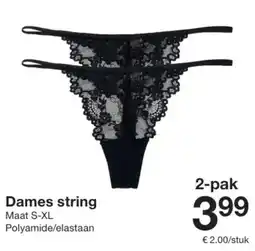 Zeeman Dames string aanbieding