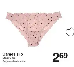 Zeeman Dames slip aanbieding