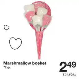 Zeeman Marshmallow boeket aanbieding