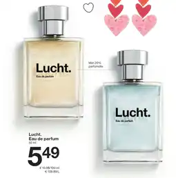Zeeman Lucht. Eau de parfum aanbieding