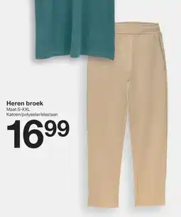 Zeeman Heren broek aanbieding