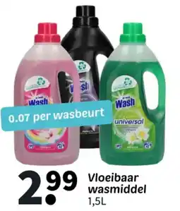 Wibra Vloeibaar wasmiddel aanbieding
