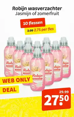 Wibra Robijn wasverzachter aanbieding