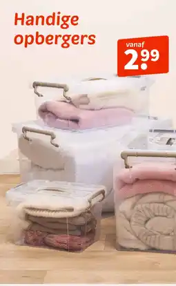 Wibra Handige opbergers aanbieding