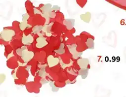 Wibra Hartjes confetti aanbieding