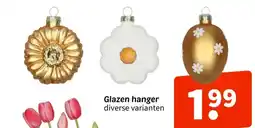 Wibra Glazen hanger aanbieding