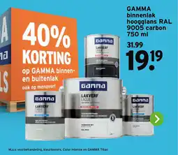 GAMMA Op GAMMA binnen en buitenlak aanbieding