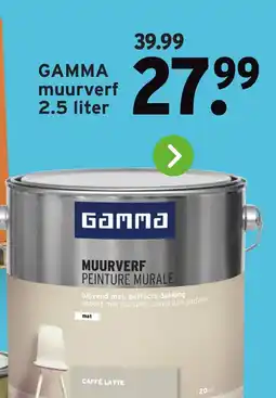 GAMMA GAMMA muurverf aanbieding