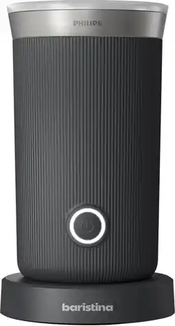 Coolblue Philips Baristina Melkopschuimer Zwart aanbieding