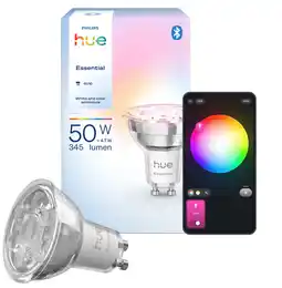 Coolblue Philips Hue Essential White and Color GU10 aanbieding