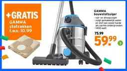 GAMMA GAMMA bouwstofzuiger aanbieding