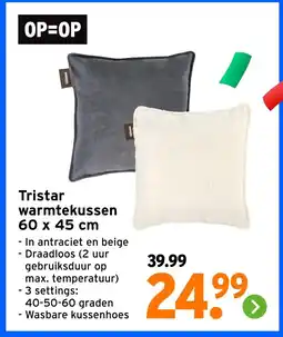 GAMMA Tristar warmtekussen aanbieding