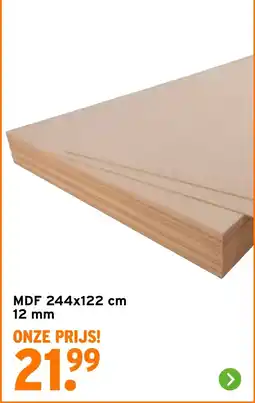 GAMMA MDF aanbieding