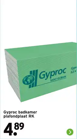 GAMMA Gyproc badkamer plafondplaat RK aanbieding