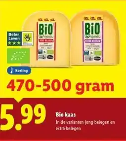 Lidl Bio kaas aanbieding
