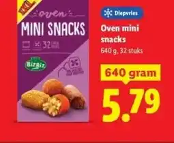 Lidl Oven mini snacks aanbieding