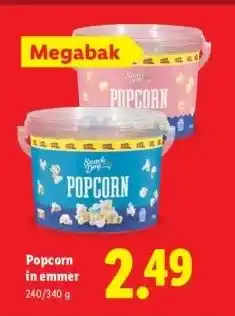 Lidl Popcorn in emmer aanbieding