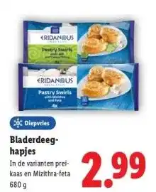 Lidl Bladerdeeg- hapjes aanbieding
