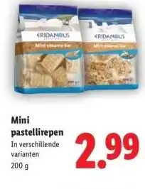 Lidl Mini pastellirepen aanbieding