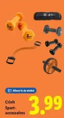 Lidl Crivit Sport- accessoires aanbieding