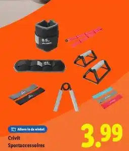 Lidl crivit Sportaccessoires aanbieding