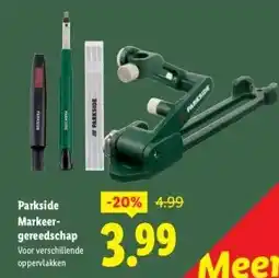 Lidl Parkside Markeer- gereedschap aanbieding