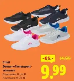 Lidl Crivit Dames- of herensport-schoenen aanbieding