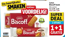 Hoogvliet Lotus Biscoff koek aanbieding