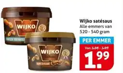 Hoogvliet Wijko satésaus aanbieding