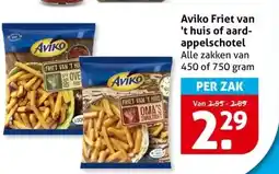Hoogvliet Aviko Friet van 't huis of aardappelschotel aanbieding