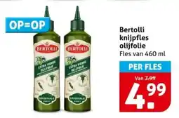 Hoogvliet Bertolli knijpfles olijfolie aanbieding
