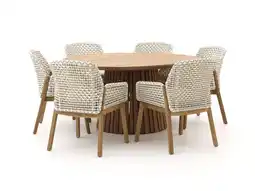 Kees Smit Zavelli Juntos/Santa Severina ø 150cm dining tuinset 7-delig aanbieding