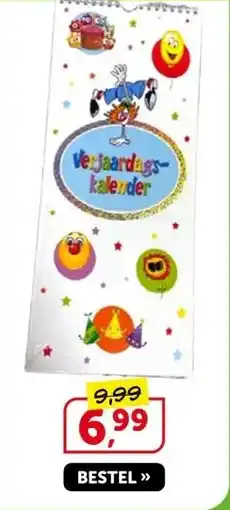 Boekenvoordeel Verjaardags- kalender aanbieding