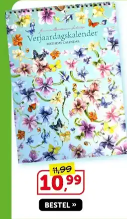 Boekenvoordeel Verjaardagskalender aanbieding
