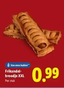 Lidl Frikandel- broodje XXL aanbieding